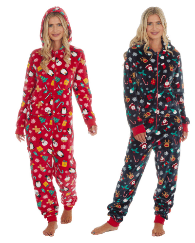 Christmas Eve pyjamas by This is Me Boutique- two pairs of onesies
