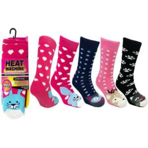 HEAT MACHINE ANIMAL SLIPPER SOCKS