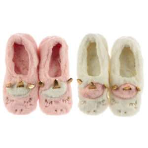 MICROWAVE WARMING SLIPPERS- UNICORN