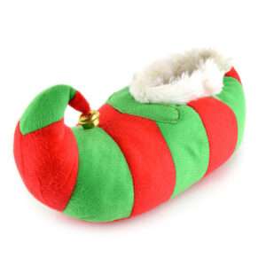 NOVELTY 3D ELF SLIPPERS WITH BELL