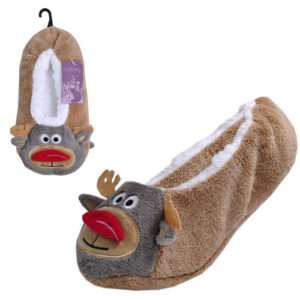 RUDOLPH SLIPPER SOCKS