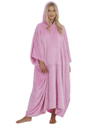 PINK SNUGGLE HOODIE OVERSIZED