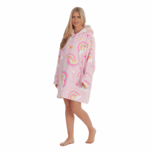 pink oversized hoodie for international pink day