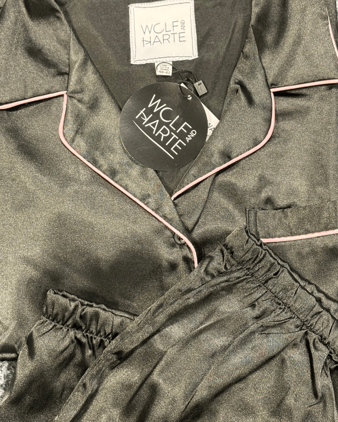 Satin shorts pyjamas set styled for relaxed evenings at home