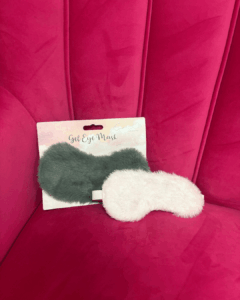 Grey or pink Fluffy eye mask from This is me boutique